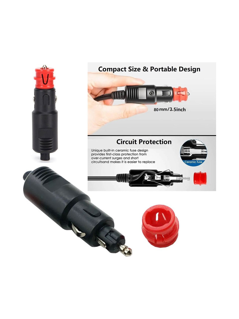 Çakmak Soketi 6V 12V 24V Erkek