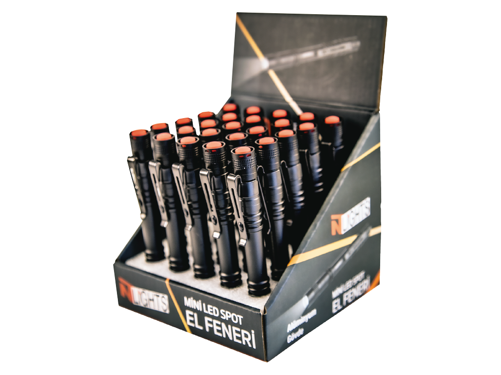 Mini Stick Pilli El Feneri Kalem Fener