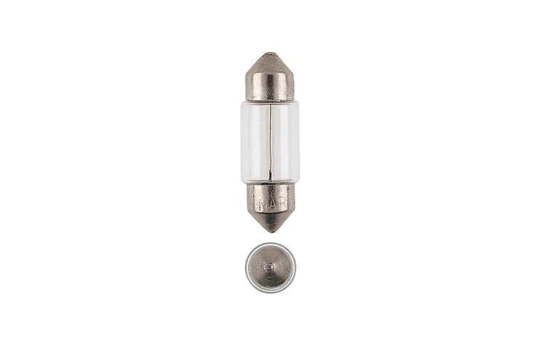 12V 10W Sofit Ampul Standart Halojen Açık Sarı