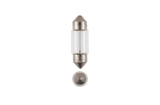 12V 10W Sofit Ampul Standart Halojen Açık Sarı