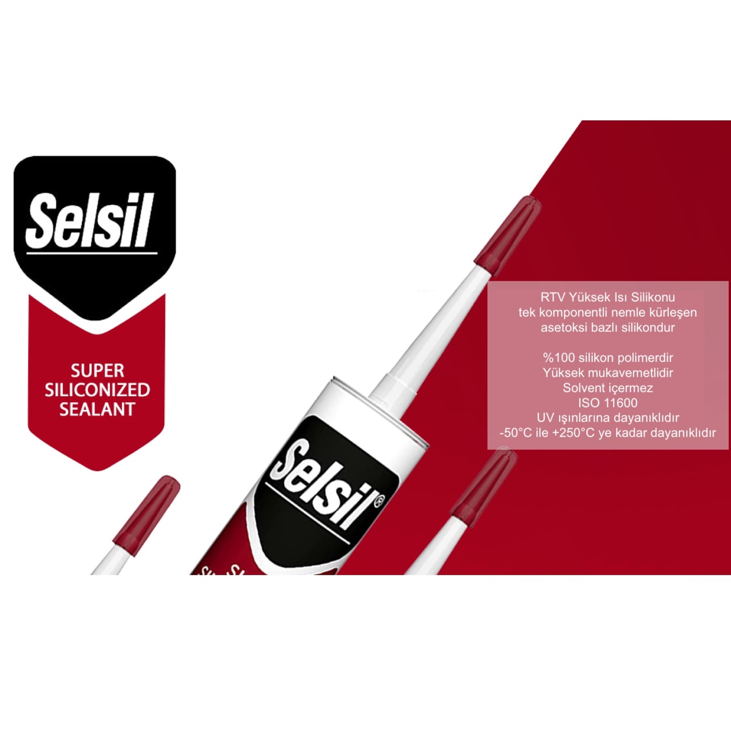 RTV Yüksek Isı Silikon Conta