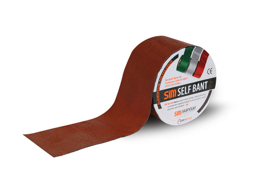 Baca Bandı 10cm 10mt Sim Self Bant Alüminyum Folyo Kırmızı