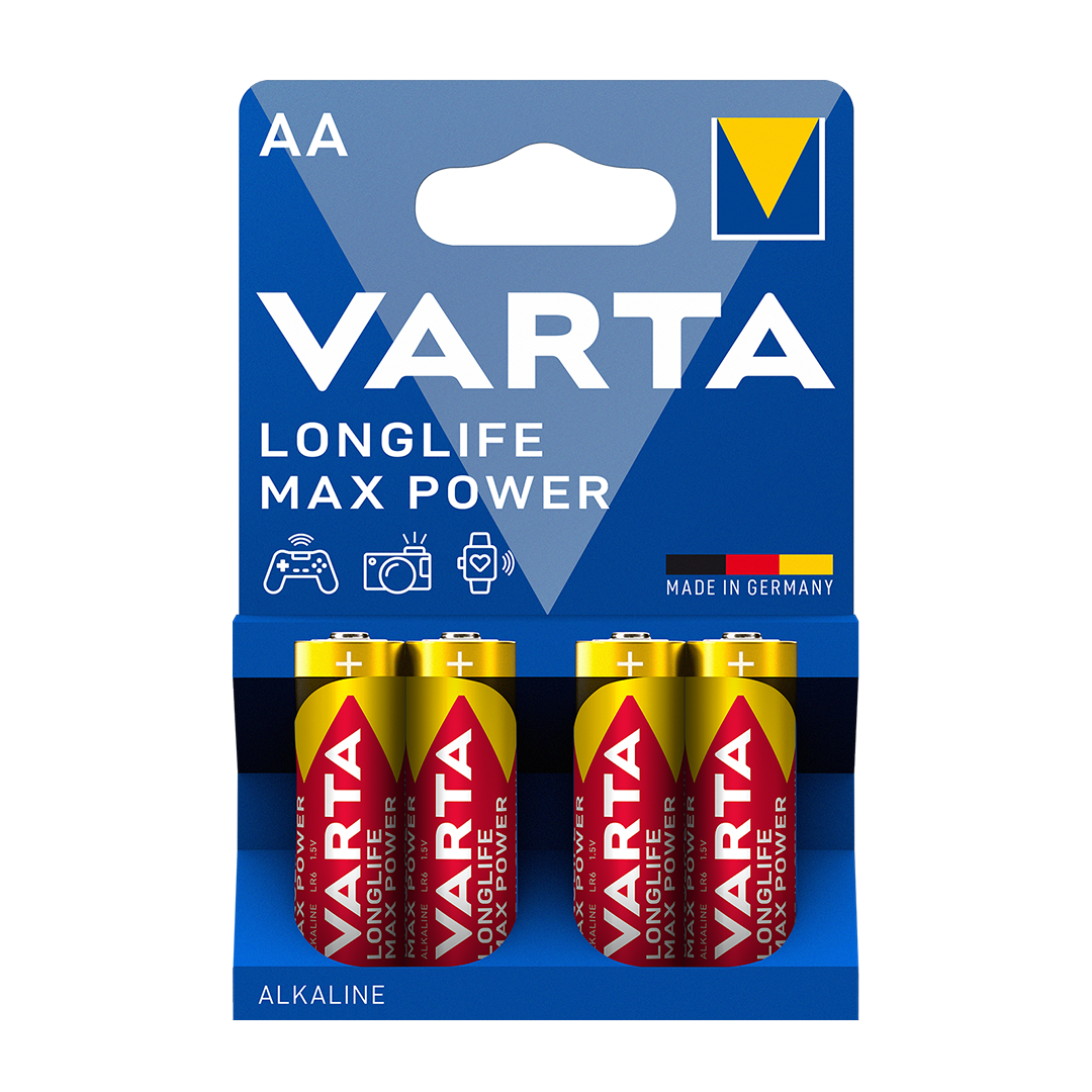 Varta Alkalin Pil AA 4lü MAX