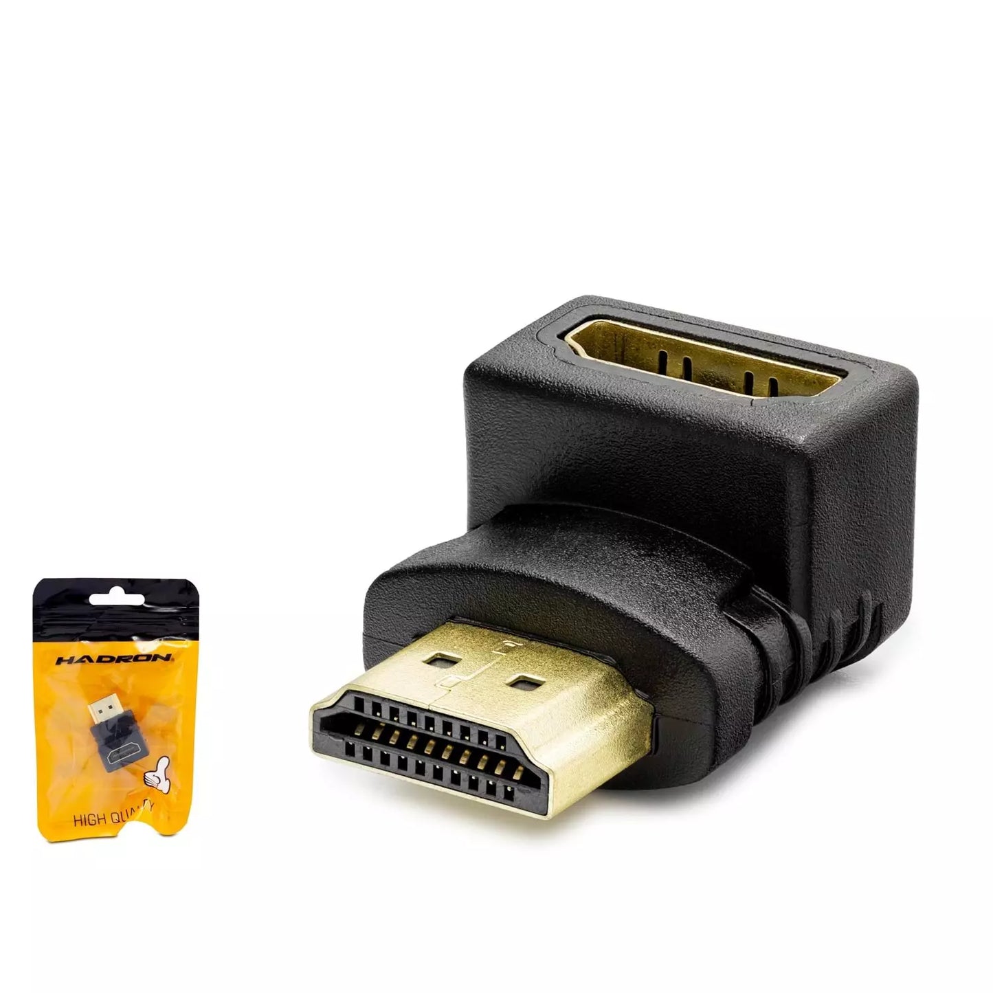 HADRON HDX1258 HDMI ADAPTÖR L TİP M/F SİYAH