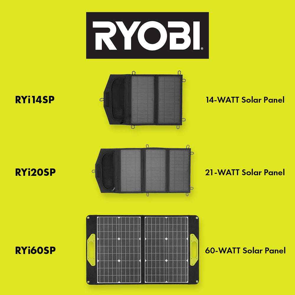 Ryobi 14Watt Katlanabilir Güneş Paneli