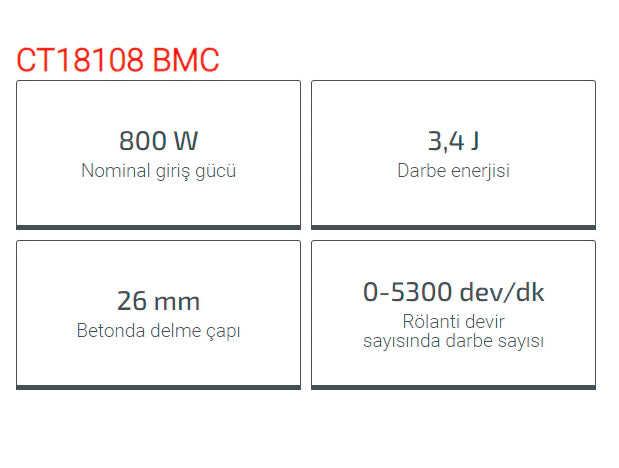 Crown Kırıcı-Delici 800W