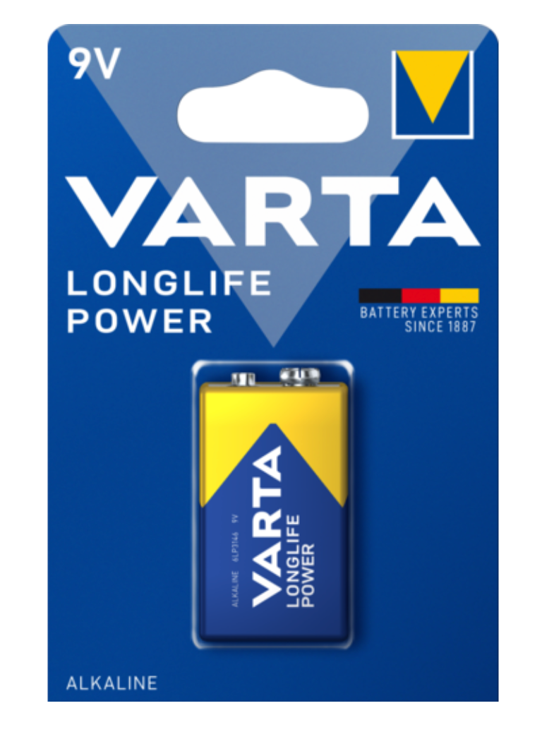 Varta Alkalin Pil 9V