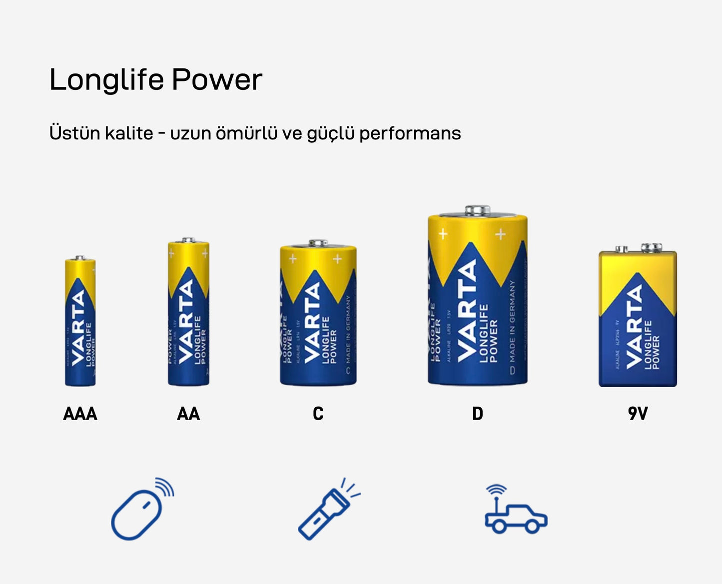 Varta Alkalin Pil 9V