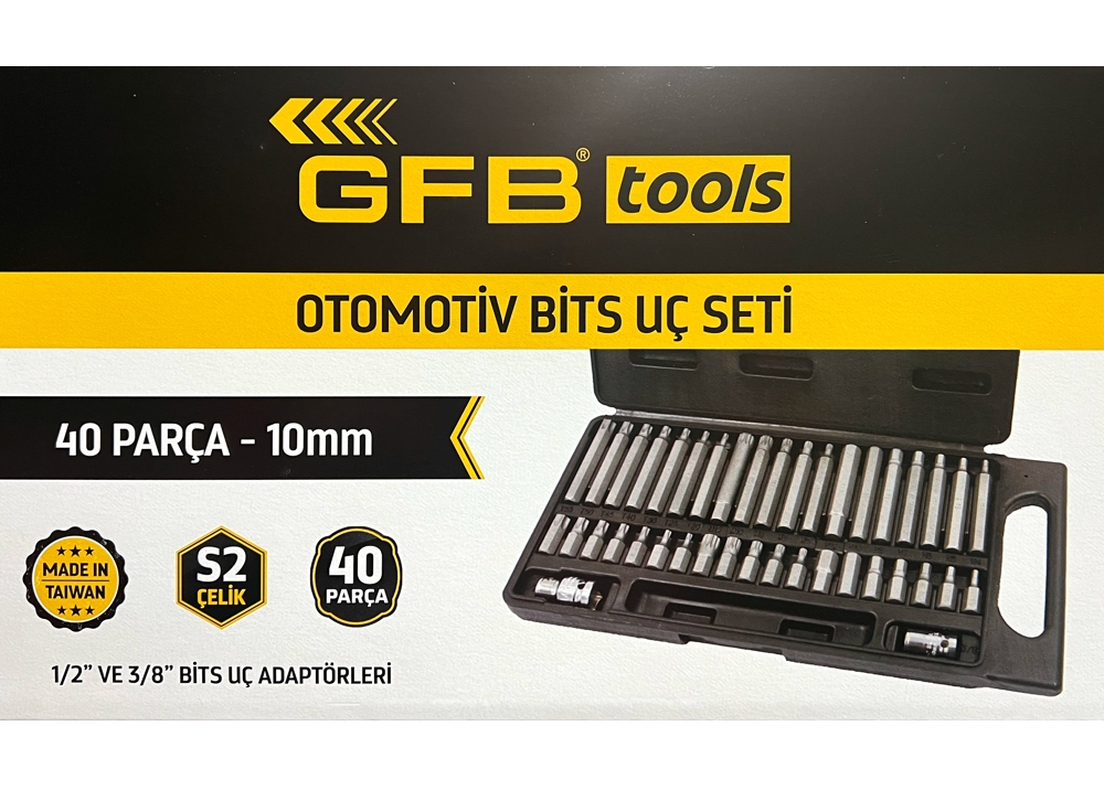 GFB Otomotiv Bits Uç Seti 40Parça