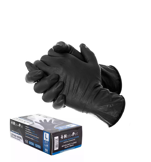 Pudrasız Nitril Eldiven Large Haspet