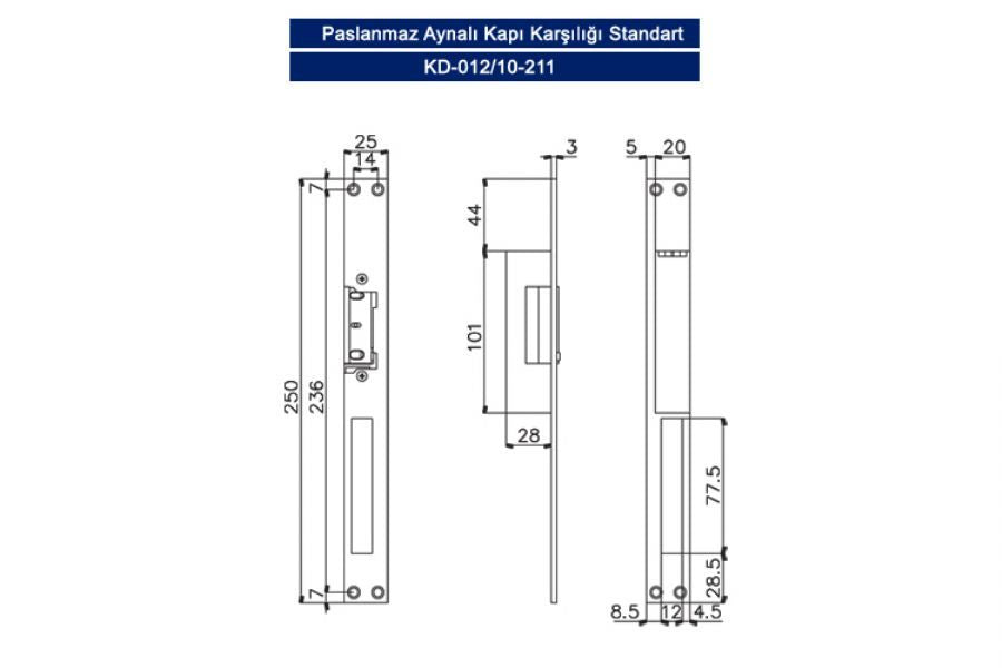 Kale Elektrikli Kilit Karşılığı 12V